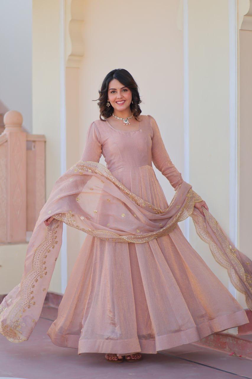 Fendy Chiffon Gown