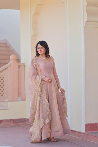 Fendy Chiffon Gown