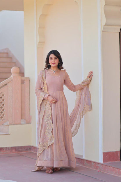 Fendy Chiffon Gown