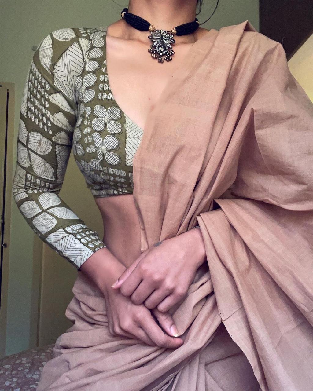 Chanderi Cotton Saree