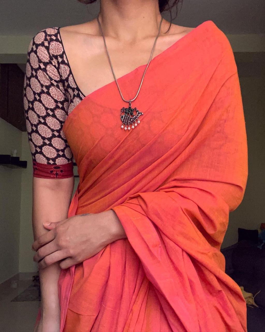 Chanderi Cotton Saree