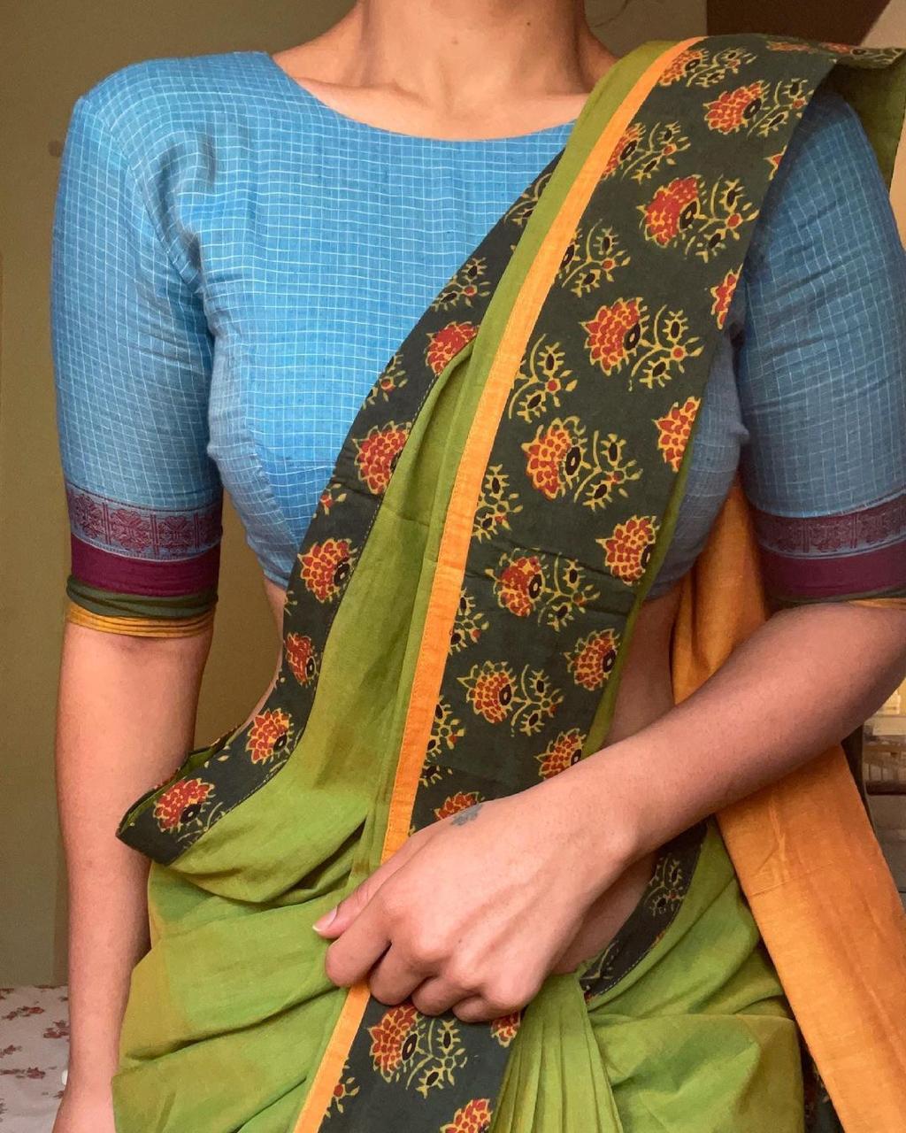 Chanderi Cotton Saree