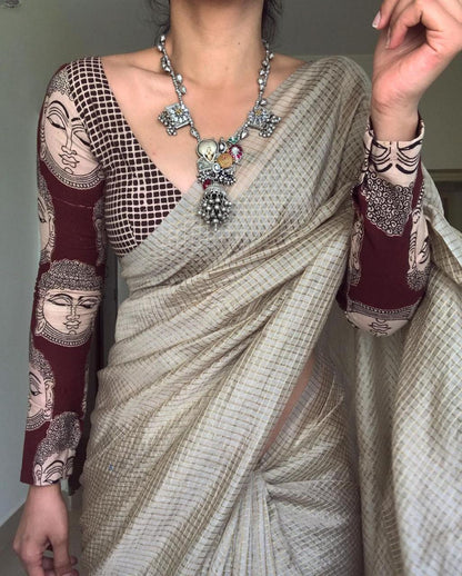 Chanderi Cotton Saree