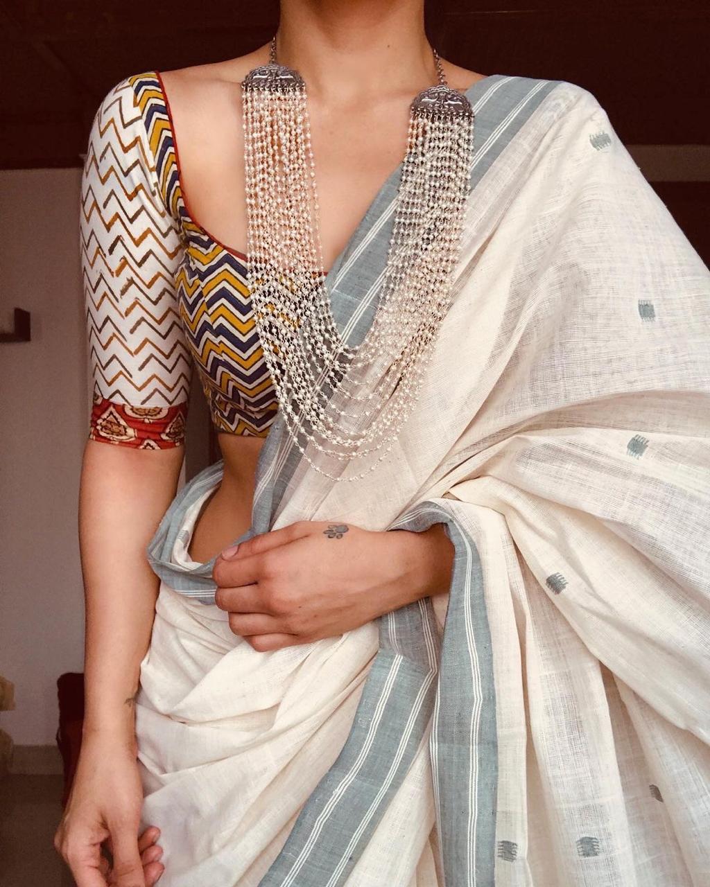 Chanderi Cotton Saree