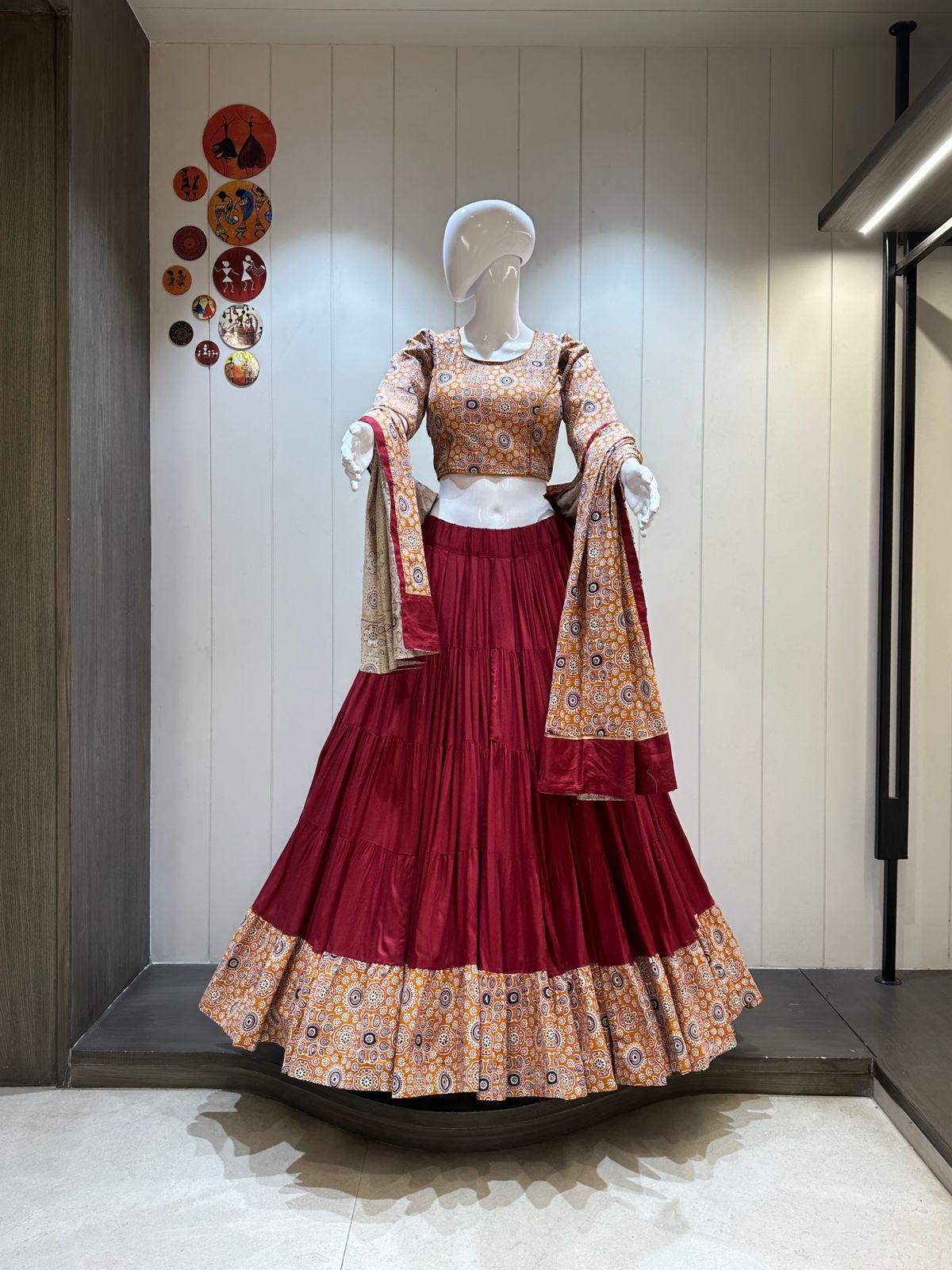 Pure Rayon Cotton Chaniya Choli