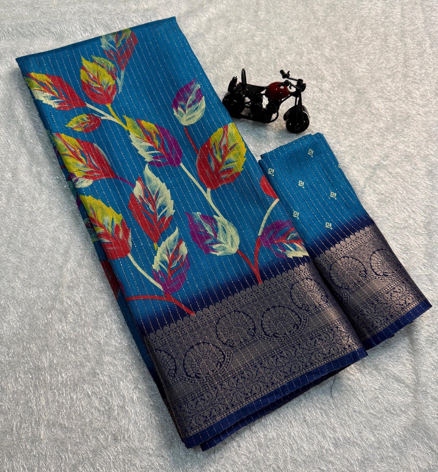 Floral Rekko Silk Saree