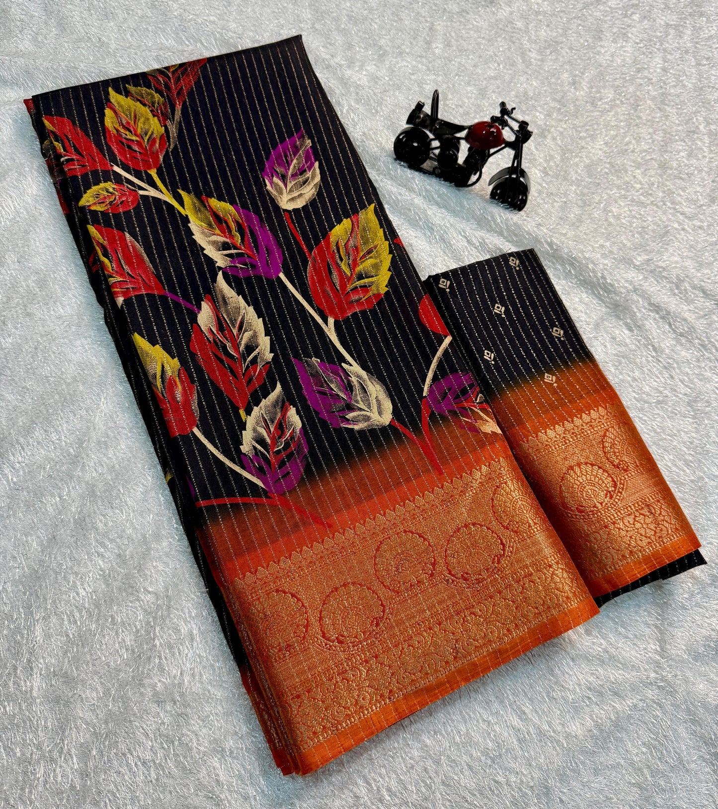 Floral Rekko Silk Saree
