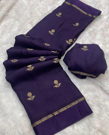 Viscose Khadi Silk Saree