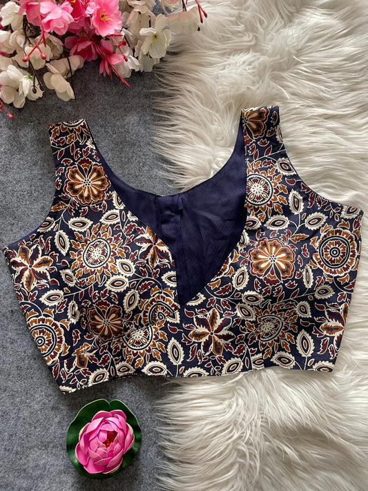 Ajrakh Cotton Blouse