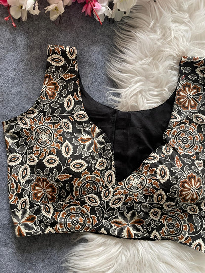 Ajrakh Cotton Blouse