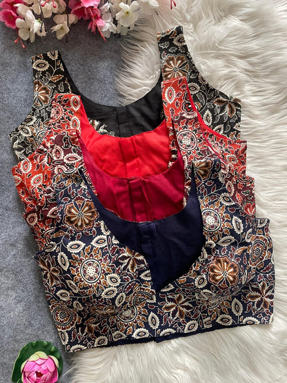 Ajrakh Cotton Blouse