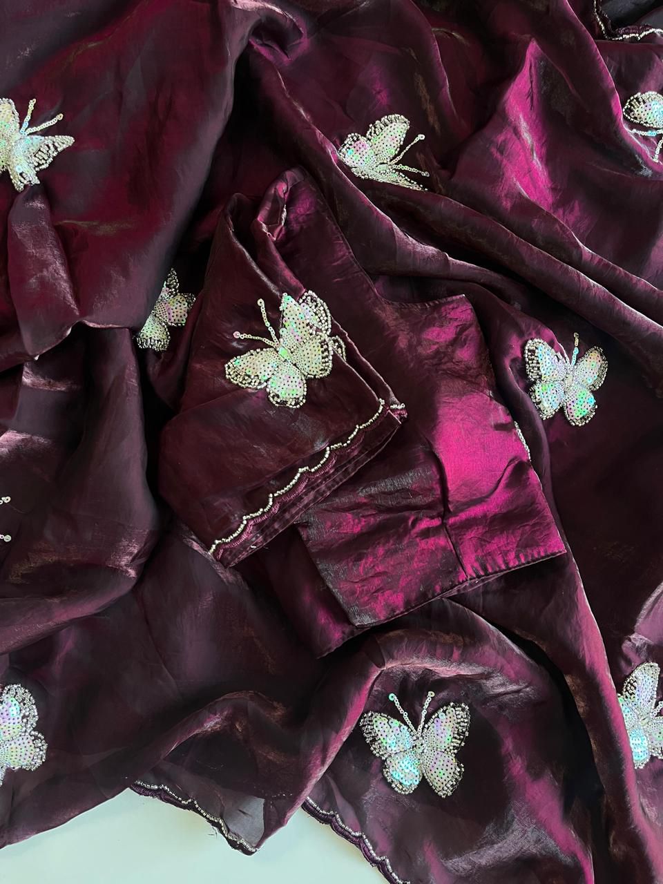 Space Silk Saree
