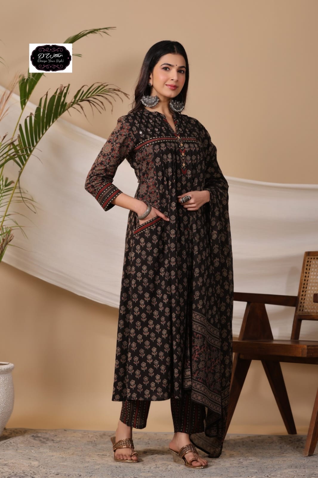 Pure Cotton Side Pocket Suit Set