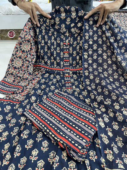 Pure Cotton Side Pocket Suit Set