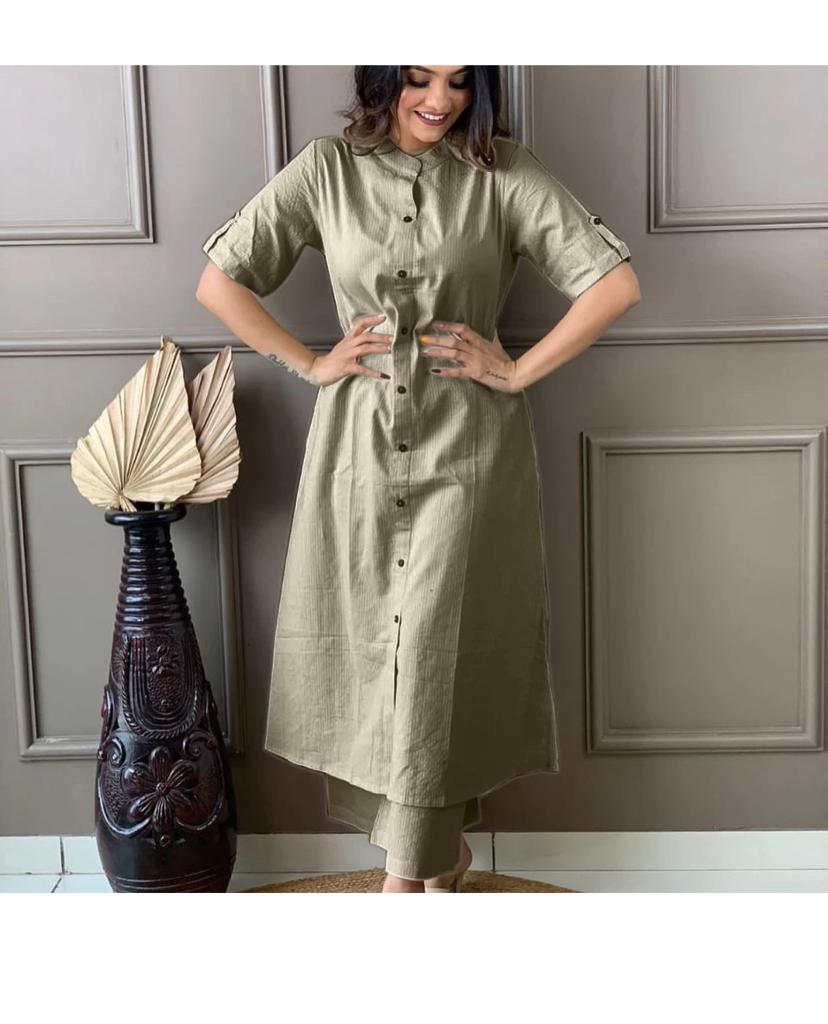 Khantha Fine Cotton Co-ord Set