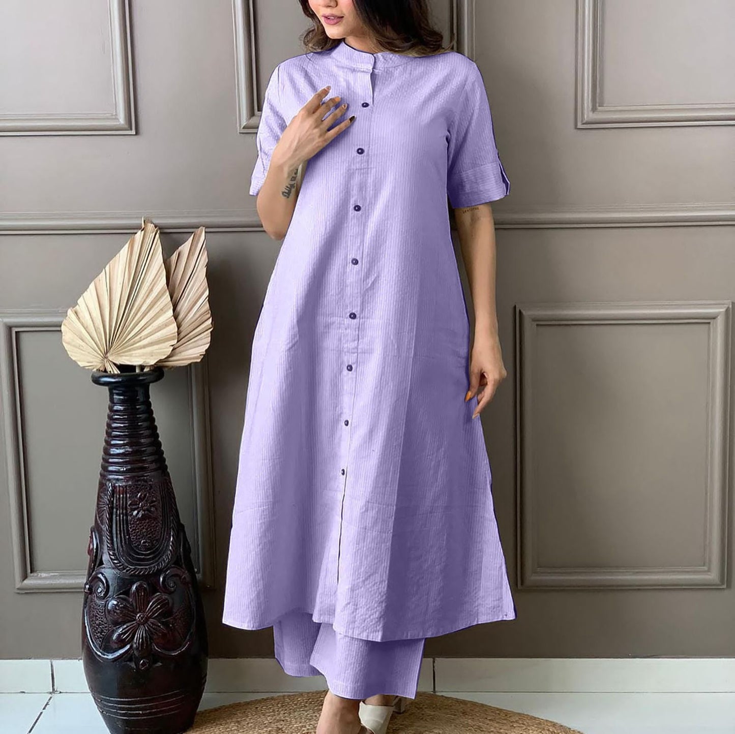 Khantha Fine Cotton Co-ord Set