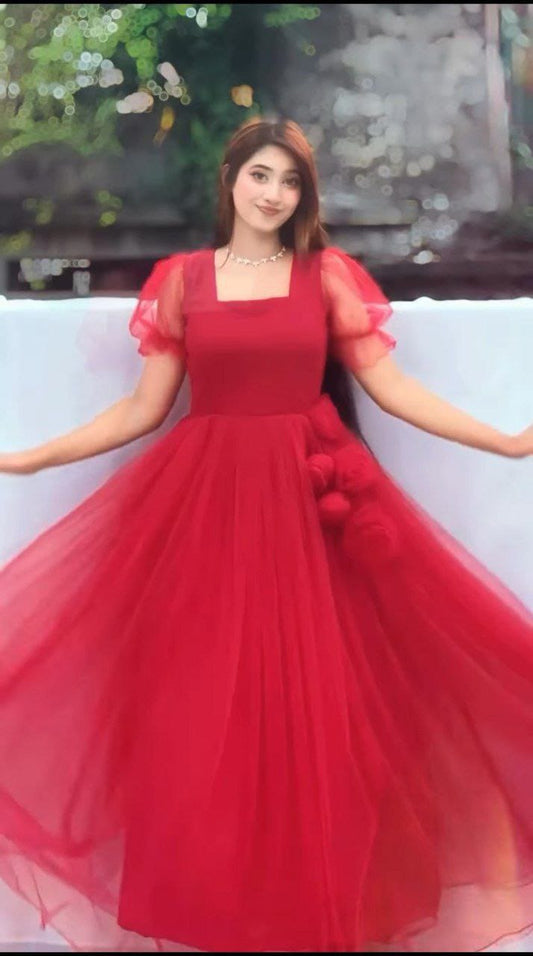 Soft Net Gown
