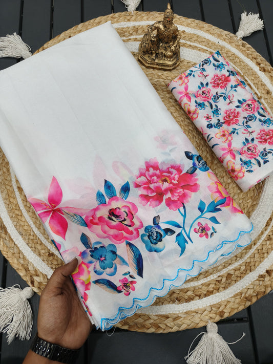 Heavy Handloom Tussar Silk Saree