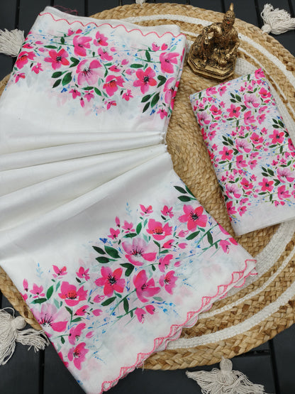 Heavy Handloom Tussar Silk Saree