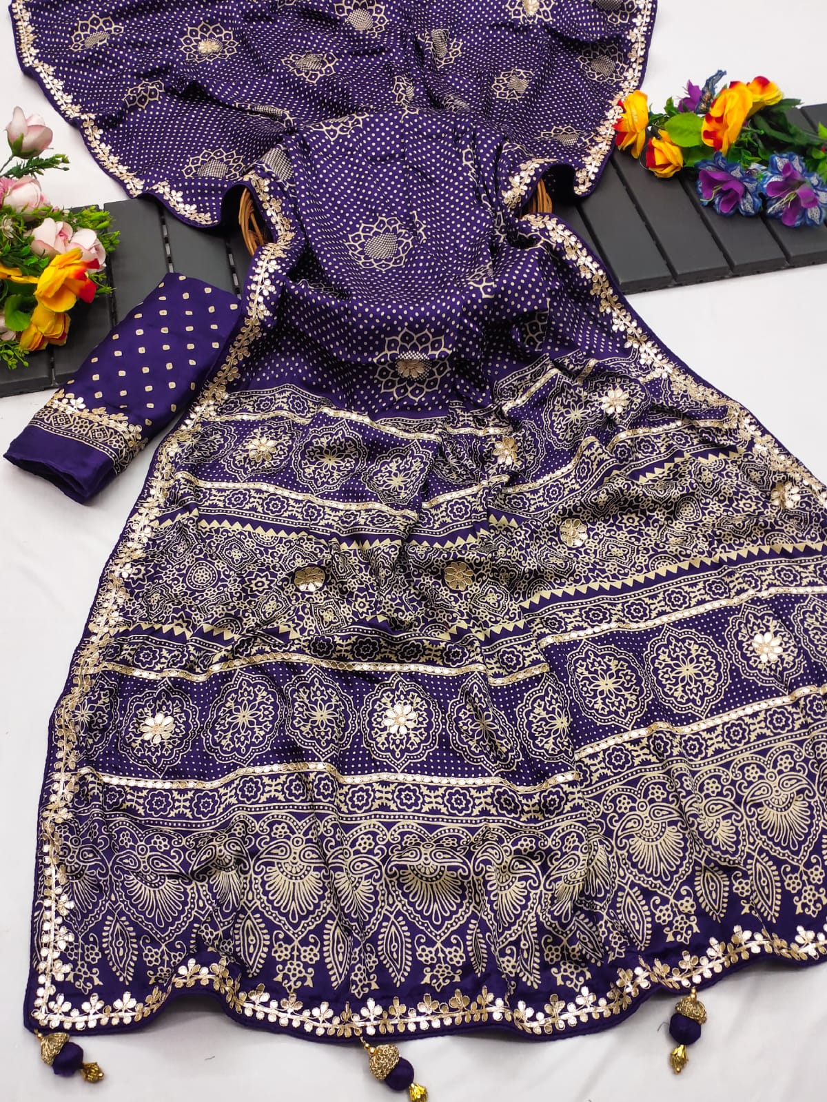 Gota Pati Hand Work Saree