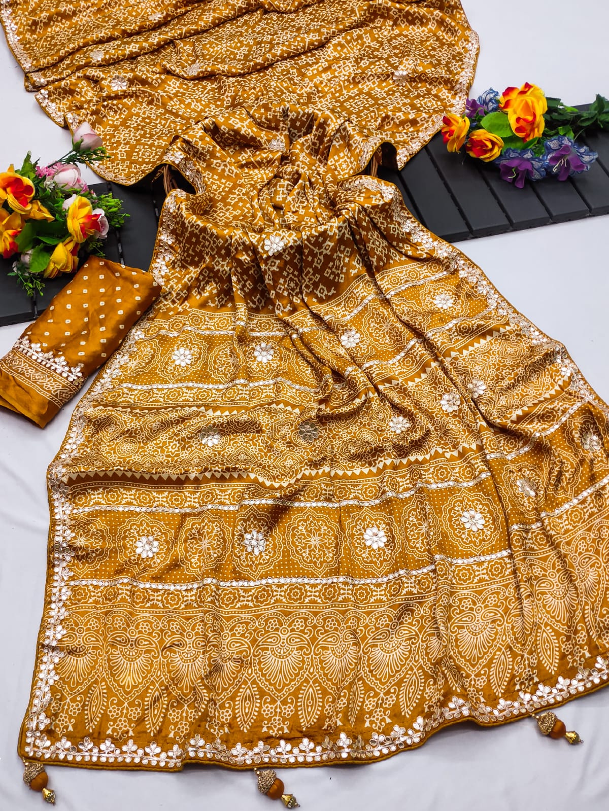 Gota Pati Hand Work Saree