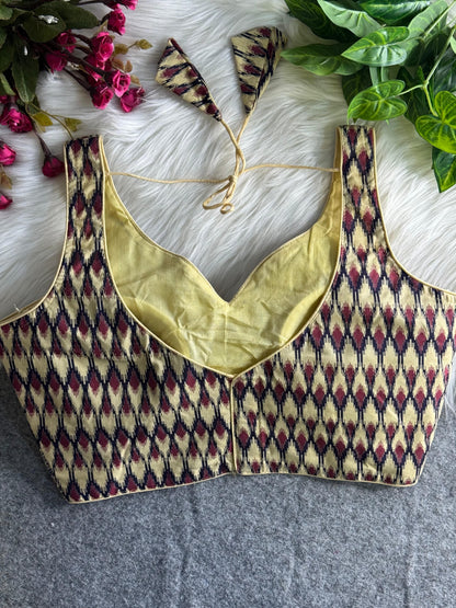AJRAKH PRINTED PURE COTTON BLOUSES