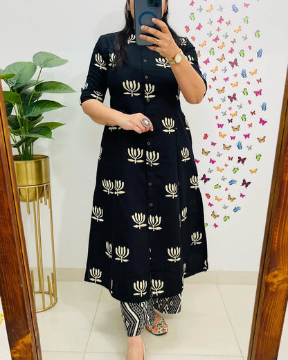 Jaipur Print A-line Co-ord Set
