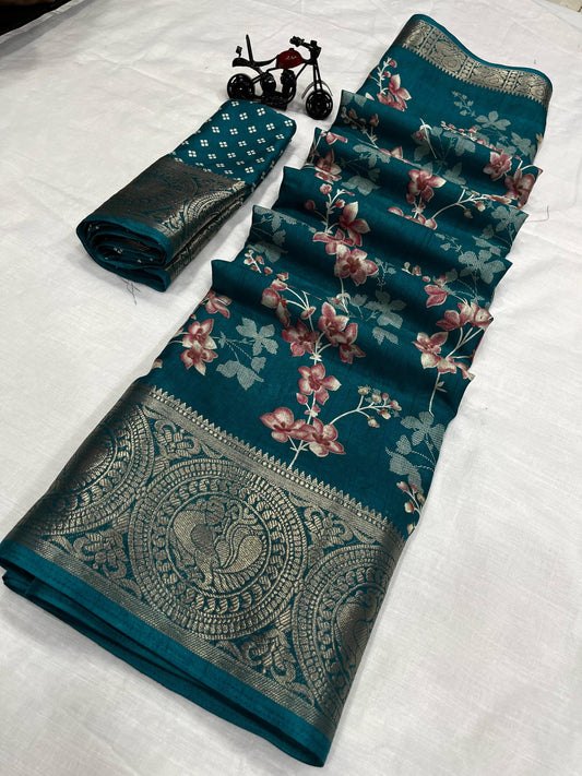 Pure Dola Silk Saree
