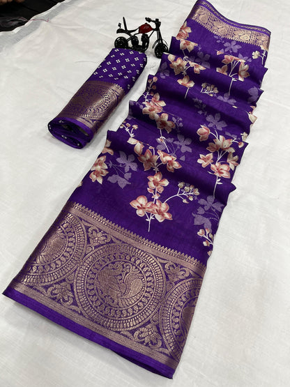 Pure Dola Silk Saree