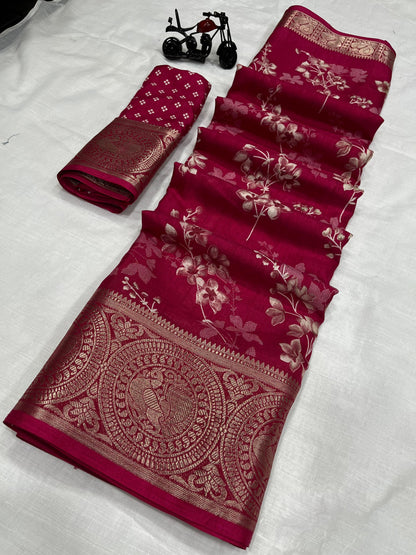 Pure Dola Silk Saree