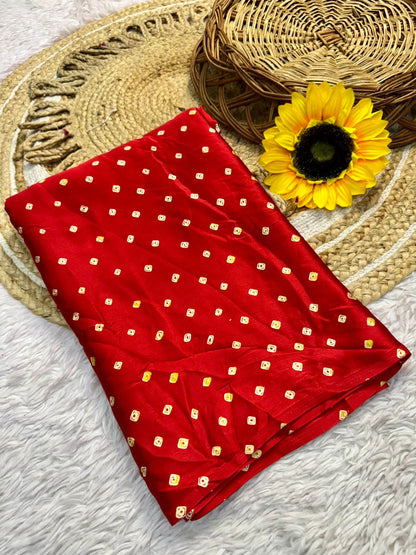 Lagdi Pure Gajji Soft Silk Saree