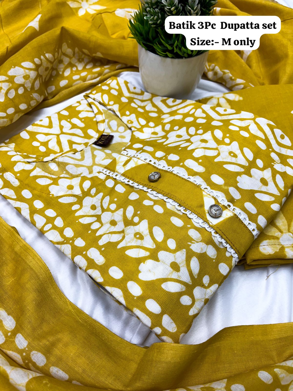 Batik Kurti Set