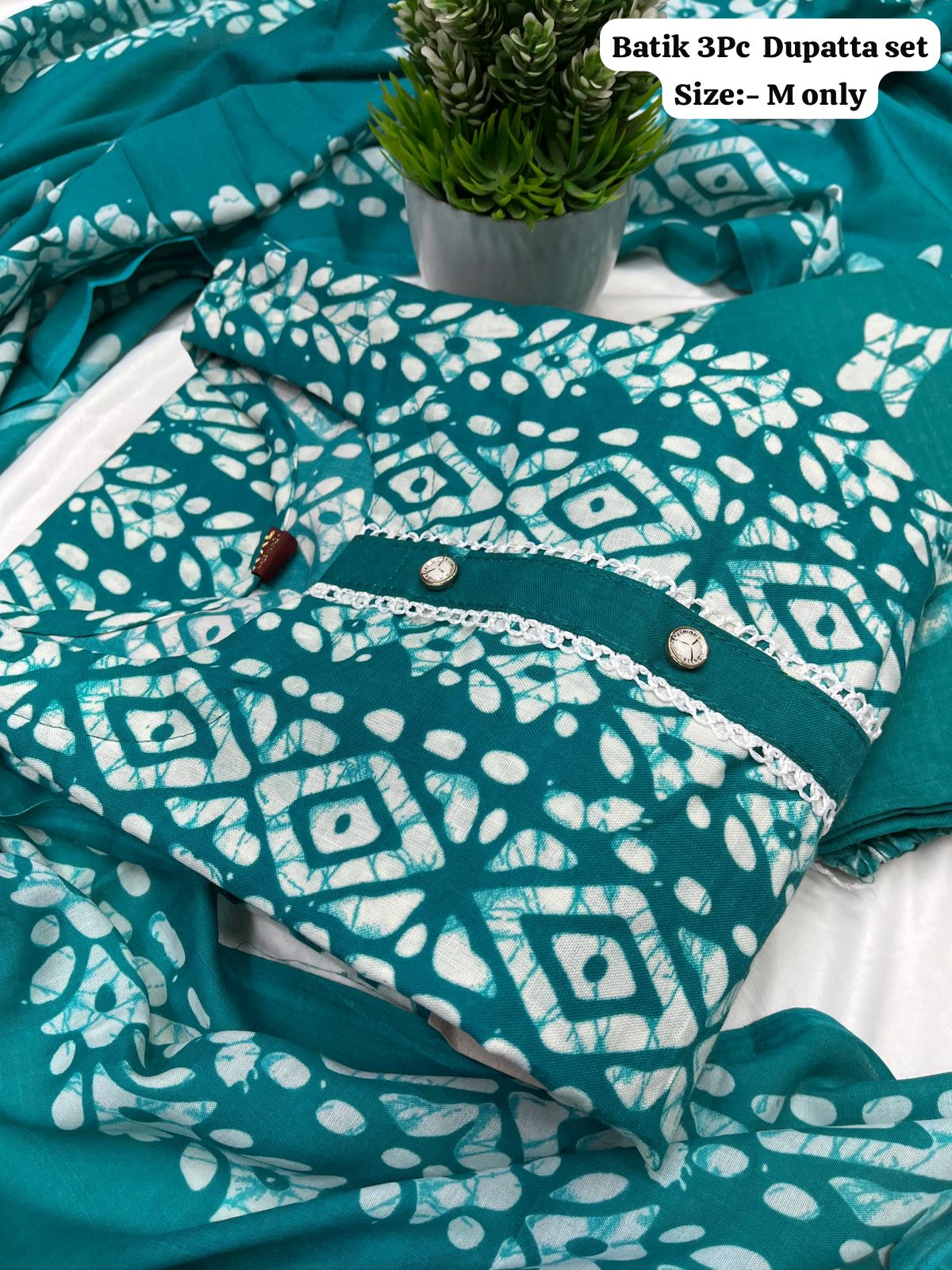 Batik Kurti Set