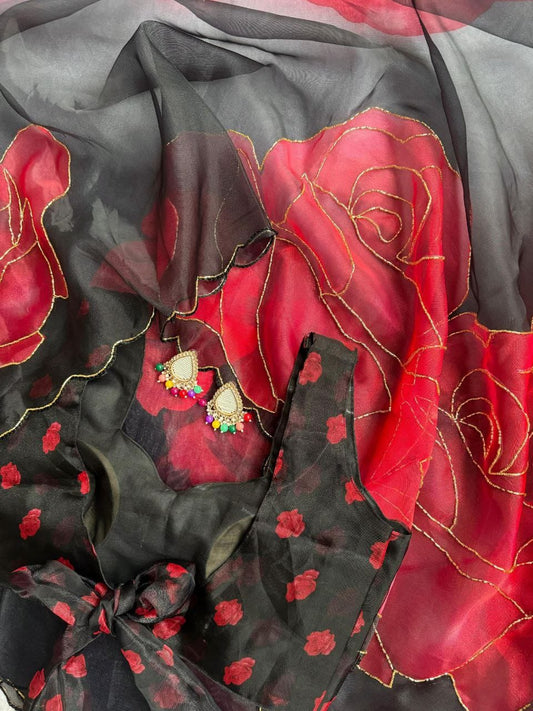 Organza Saree