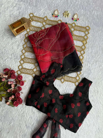 Organza Saree