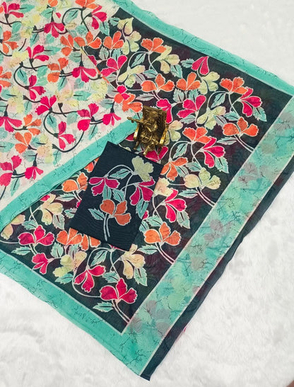 Chanderi Cotton Saree