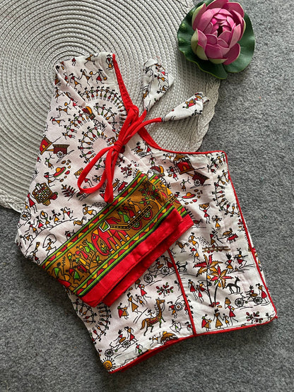Pure Cotton Blouse Varli-3