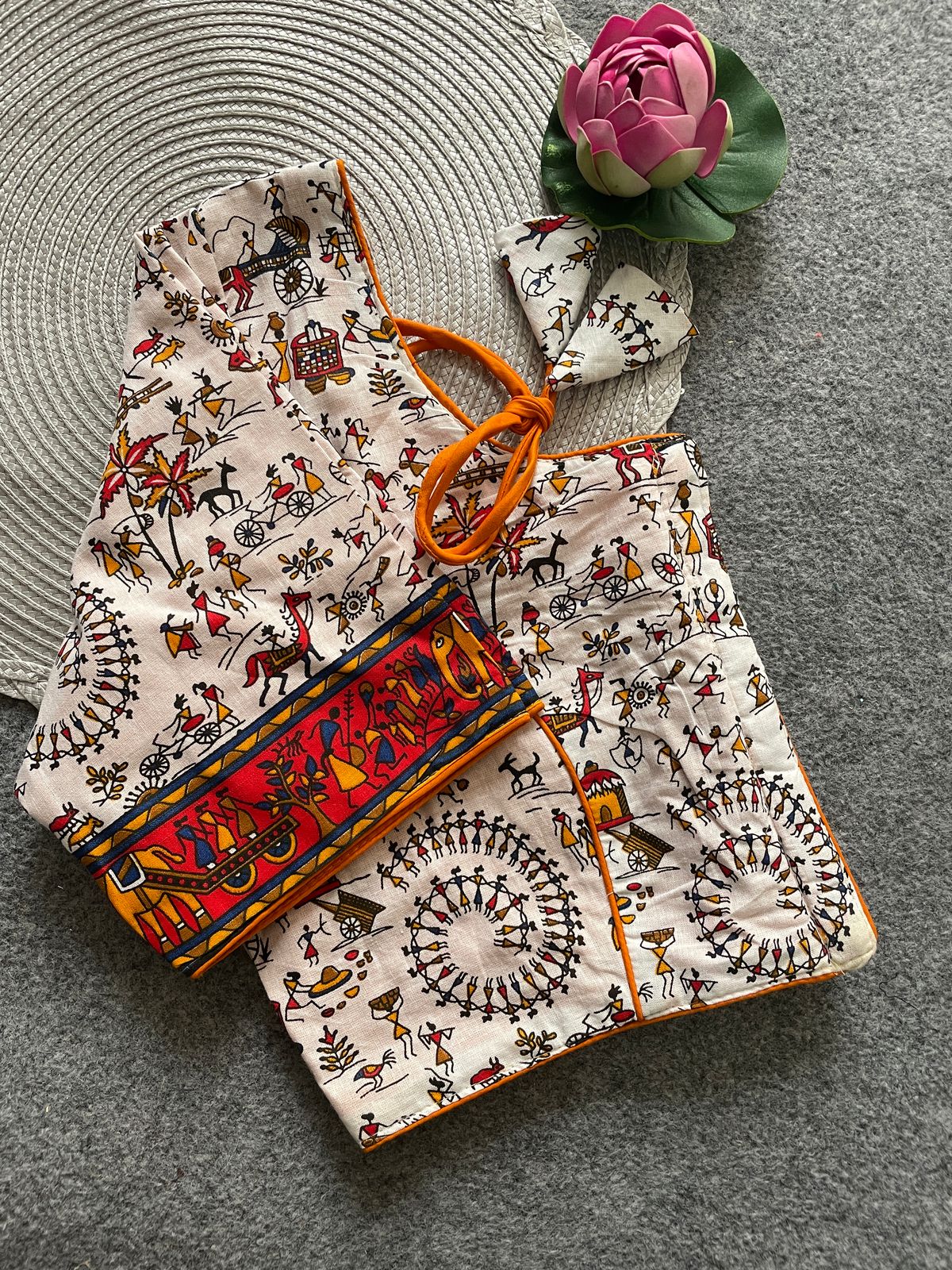 Pure Cotton Blouse Varli-3