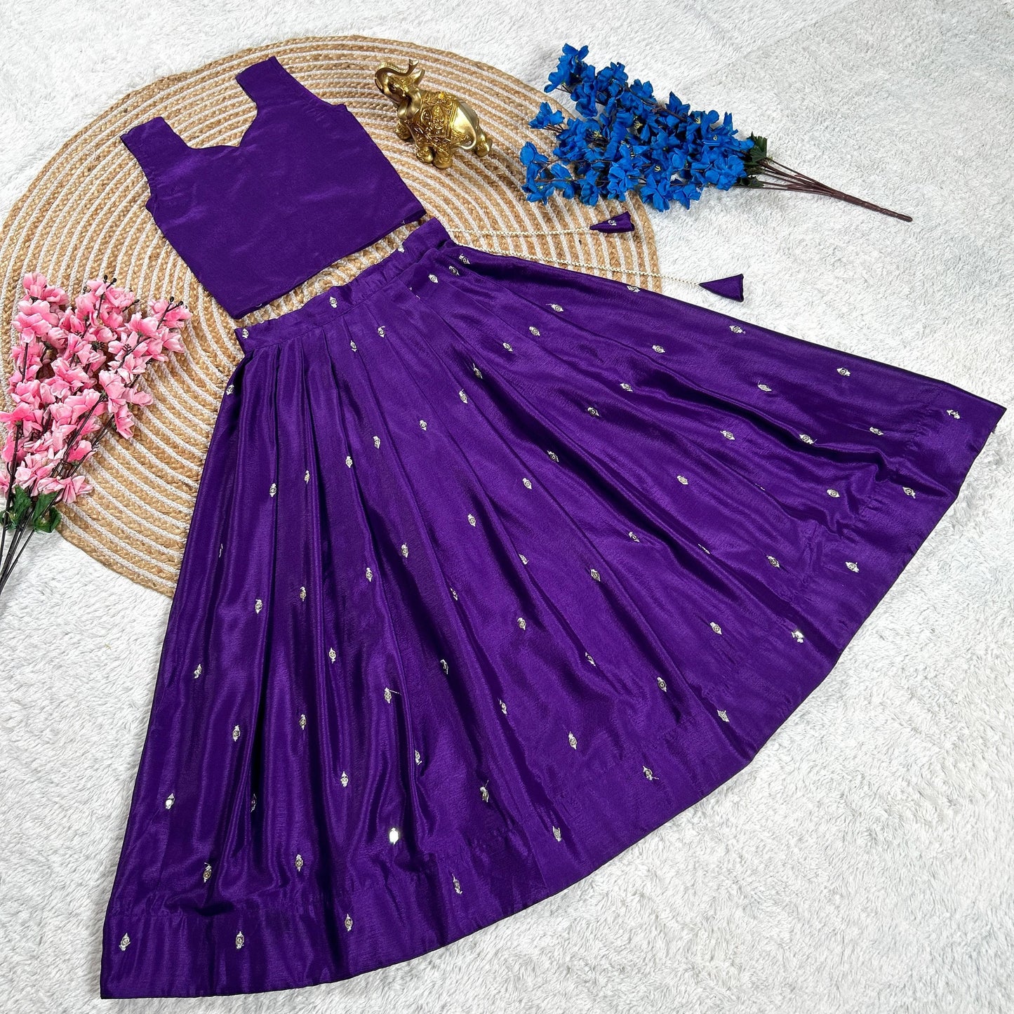 Long Coat With Lehenga-Choli