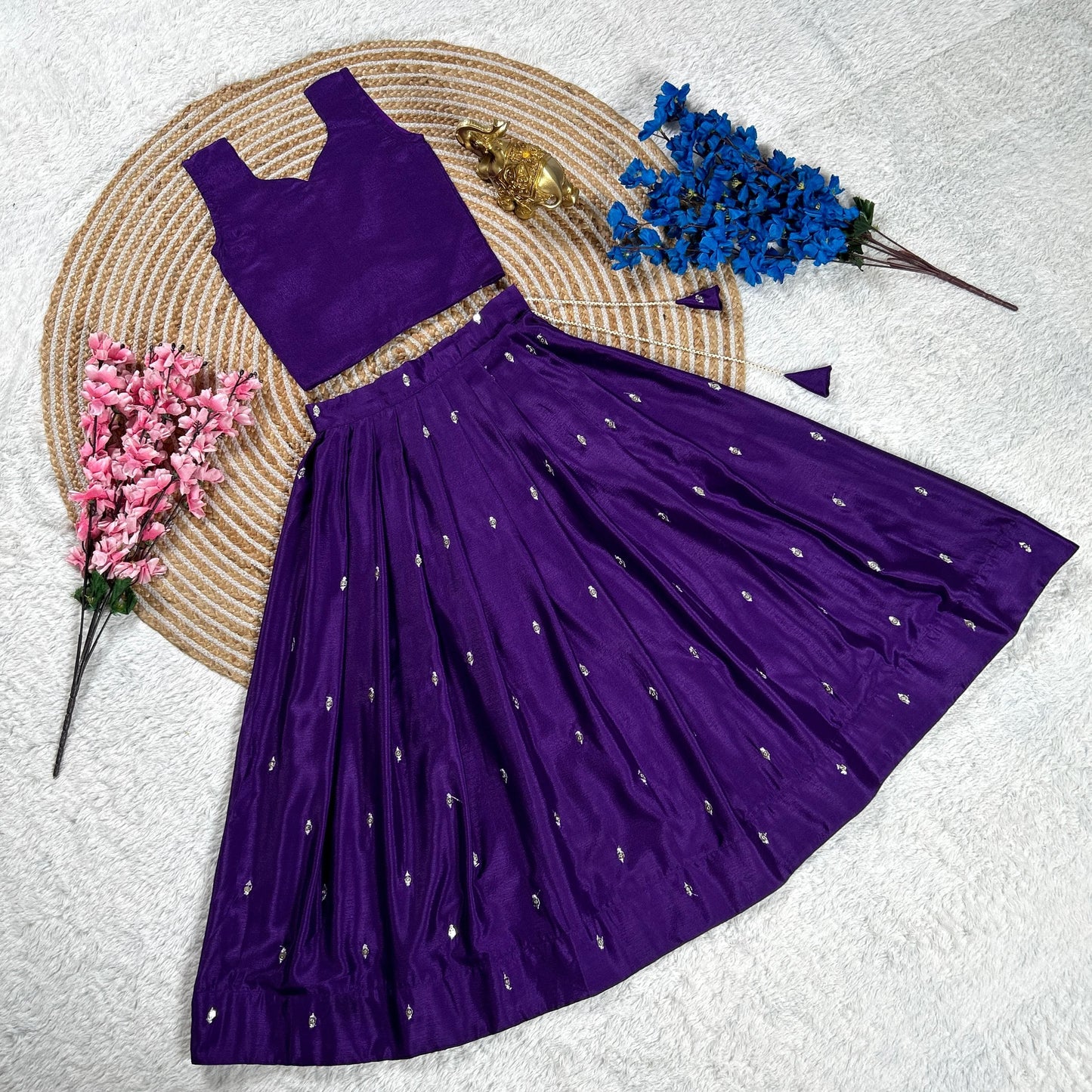 Long Coat With Lehenga-Choli