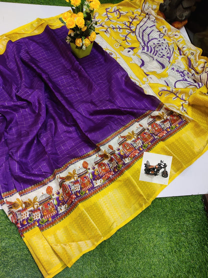 Pure Dola Silk Saree