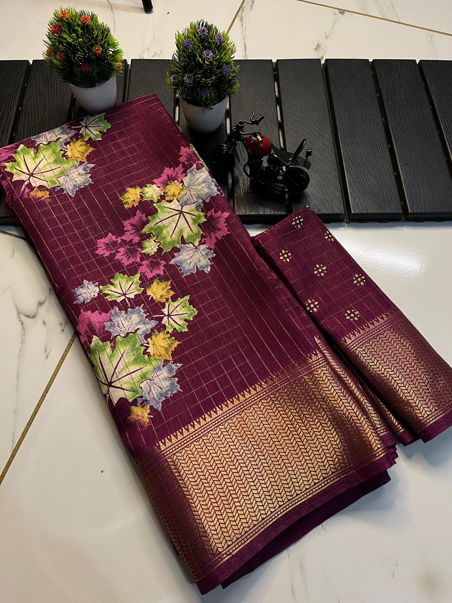 Pure Dola Silk Saree