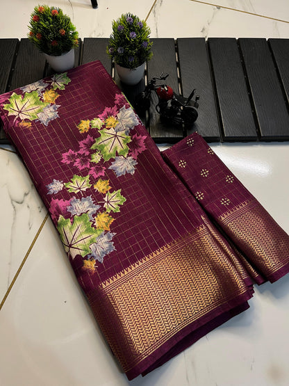 Pure Dola Silk Saree