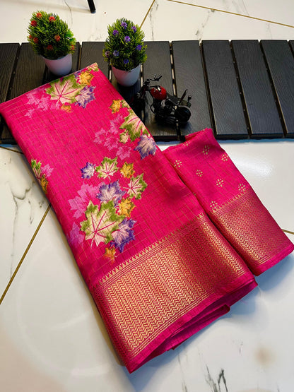 Pure Dola Silk Saree