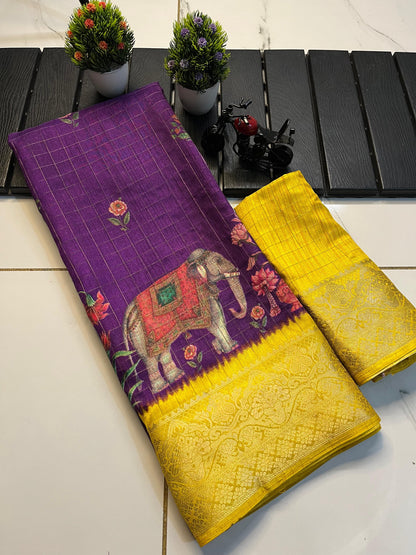 Pure Dola Silk Saree