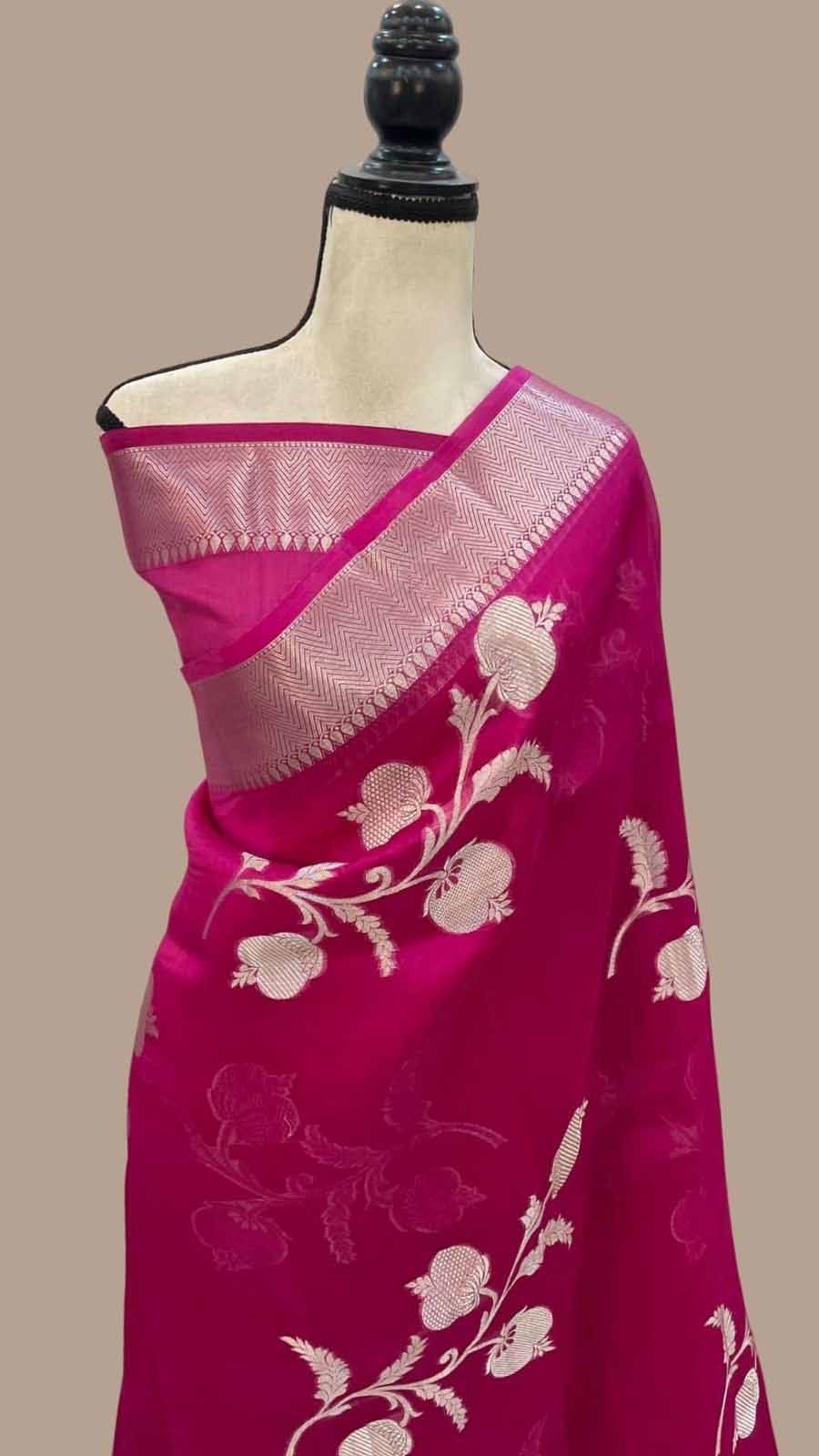 Khadi Crepe Silk Saree