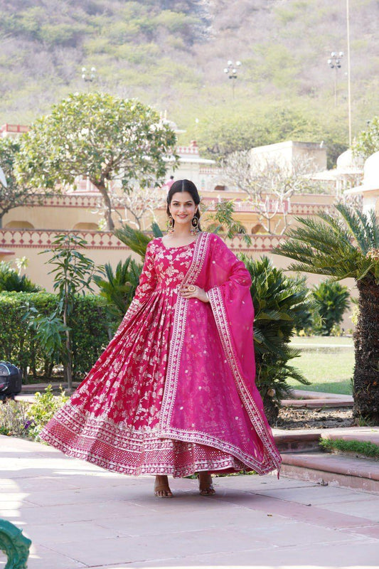 Jacquard Gown