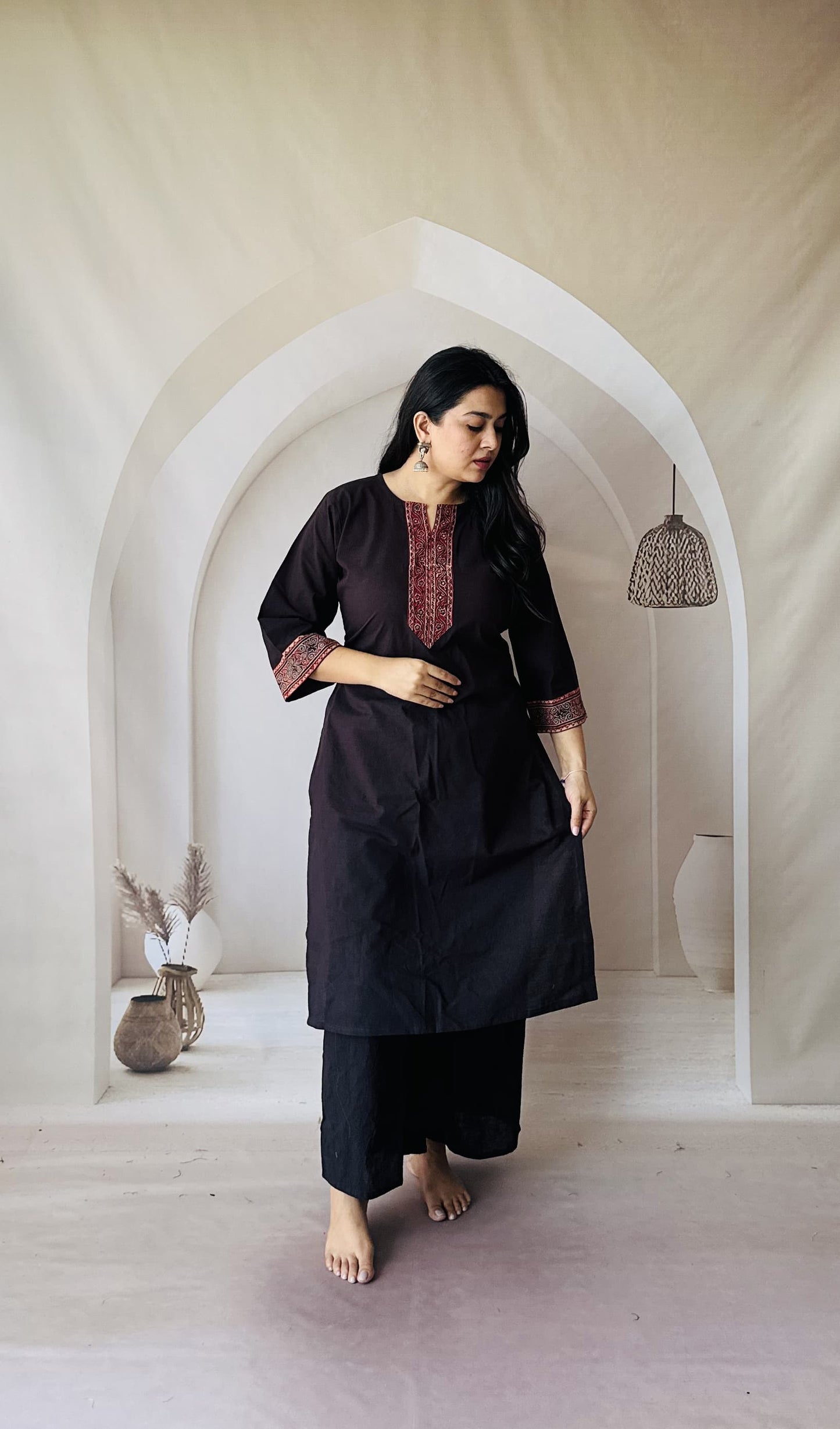 COTTON AJRAKH CO-ORD SET
