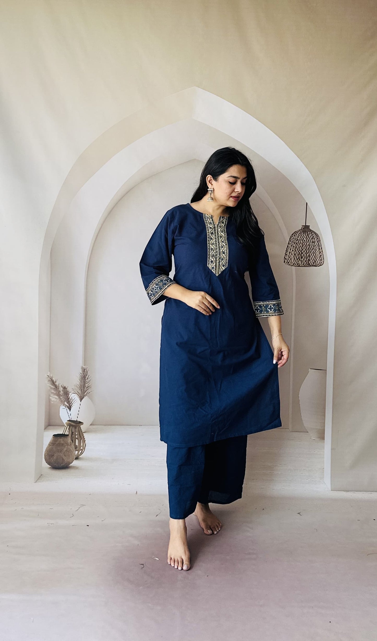 COTTON AJRAKH CO-ORD SET
