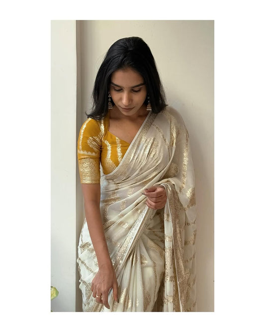 Viscose Georgette Saree